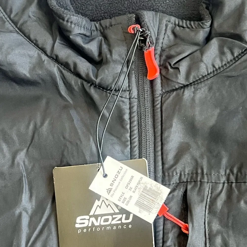 NWT Snozu Performance Outerwear  weather Resistant Fleece Vest Size 3X